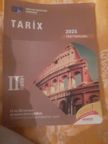 kohnə kitablar: Məhsul: DİM “Tarix – 2025 Test Toplusu”, II hissə Təsvir: - — 2