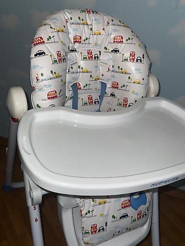 Yemək masaları, oturacaqları: Mothercare uşaq yemək stulu. oz giymeti 110 manatdi, bir usaq ucun — 2