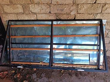 Dekorativ divar panelləri: Metalkonstruksiya vitrin/afdarlanma paneli - Material: qalvanizli — 1