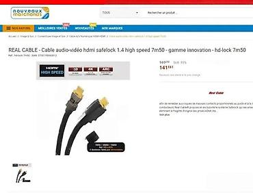 Aksesoari za TV i video: Real Cable MASTER HDMI – High Speed with Ethernet - Digitalni — 5