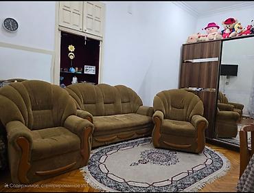 divan tecili: Klassik yumşaq mebel dəsti - Tərkib: 1 üç nəfərlik divan + 2 ədəd — 1