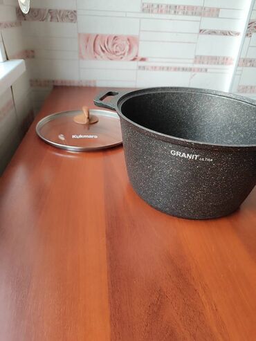 смесители бишкек: Кастрюля-казан Kukmara Granit Ultra с крышкой - Серия: Granit Ultra