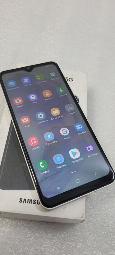 Samsung: Samsung Galaxy A55, Б/у, 256 ГБ, цвет - Белый, 2 SIM — 6