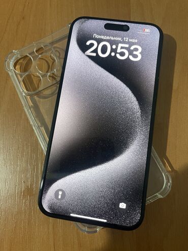я ищу телефон айфон: IPhone 15 Pro Max, Б/у, 512 ГБ, Black Titanium, Зарядное устройство, Защитное стекло, Чехол, 94 %