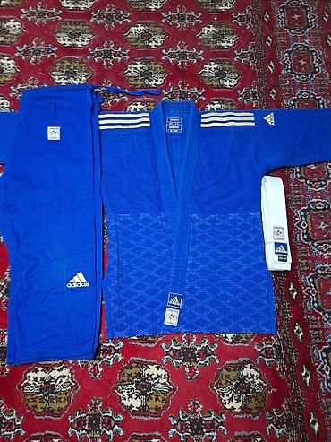 Дзюдоги Adidas (IJF Approved) – синий комплект размер 150 см. -