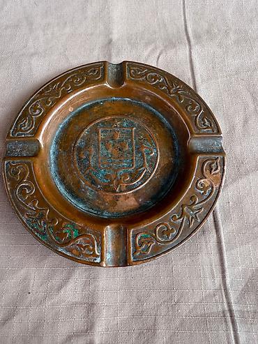 külqabi: Bürünc külqabı – klassik relyef naxışlı - Material: bürünc (tünd — 4