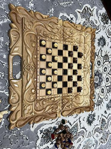 нарди руль: ♟️ Шахматы, шашки и нарды 3 в 1 — ручная работа Продам деревянный — 2
