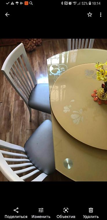 Кухонные столы и стулья: Кухонный стол и стул, цвет - Желтый — 11