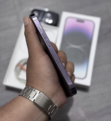 satılan telefonlar: IPhone 14 Pro, 256 GB, Deep Purple, Zəmanət, Simsiz şarj, Face ID — 6