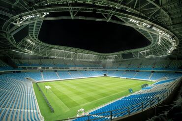Бетонные работы: Система освещения для спортивных арен, стадионов и футбольных полей