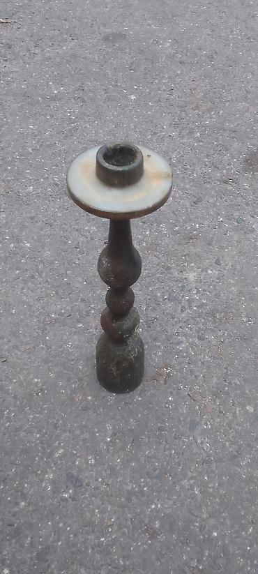 Metal şamdan - Material: bürünc/metal gövdə, üst hissədə şam üçün lalafo.az -da Metal şamdan - Material: bürünc/metal gövdə, üst hissədə şam üçün