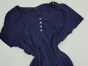 bluzki z dużym dekoltem plus size: Janina, Women's blouse, size 2XL (EU 44)