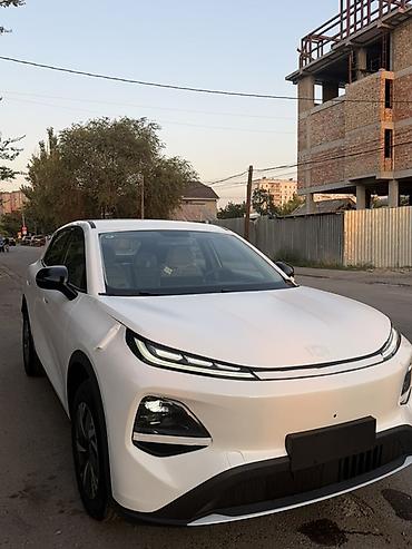 tesla model x: Электромобиль кроссовер, белый кузов, 5 дверей. Современный — 4