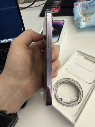 Apple iPhone: IPhone 14 Pro, Deep Purple, Кабель — 4