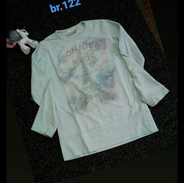 odeća za bebe devojčice: Round neck, Long sleeve, 116-122