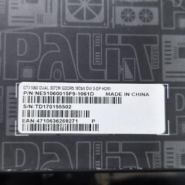 intel arc: Видеокарта для ПК, Новый, Palit, GeForce GTX, 4 ГБ — 9