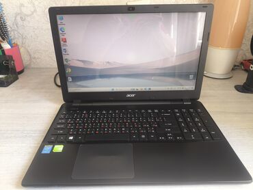 ноутбук core i7: Ноутбук, Acer, 4 ГБ ОЗУ, Intel Core i3, 15.6 ", Б/у, Для несложных задач, память SSD
