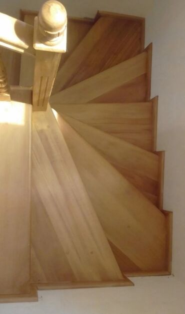 Pilləkən məhəccərləri: Taxta pilləkənlərin və taxta qapıların yığılması.Zəmanət var! Sərfəli̇ — 5