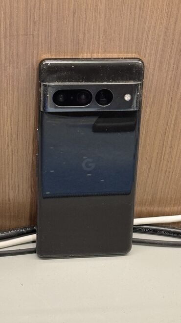 поко ф 4: Google Pixel 7 Pro, Колдонулган, 128 ГБ, түсү - Кара, 1 SIM, eSIM