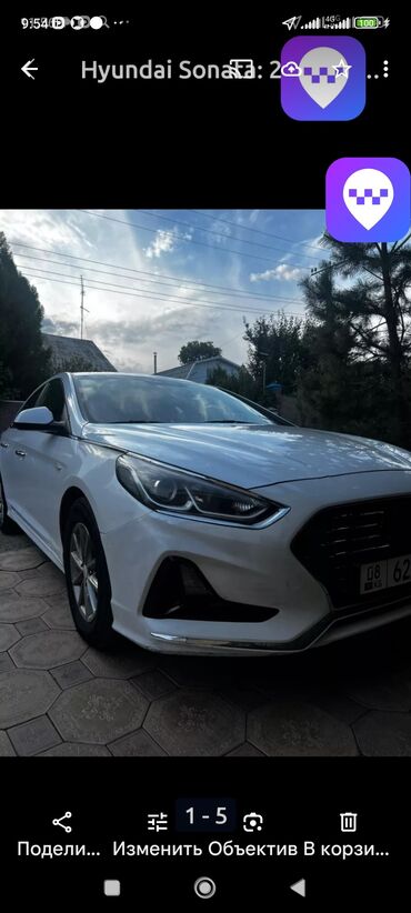 Hyundai: Hyundai Sonata: 2018 г., 2 л, Автомат, Газ