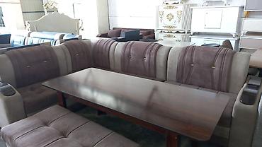 Кухонные мягкие уголки: Кухонный мягкий уголок, Дерево, цвет - Бежевый — 1