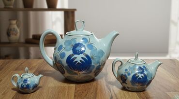 fırst class çay: Çay dəsti, Farfor