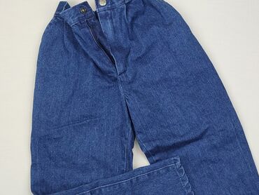 mom jeans hm: Spodnie jeansowe, 9 lat, 128/134, stan - Bardzo dobry