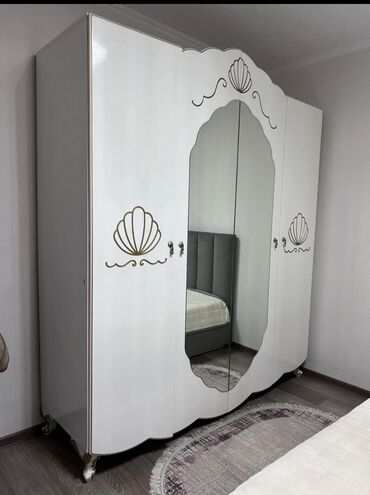 настенный шкаф для ванной комнаты: Шкаф для одежды, Б/у, Прямой