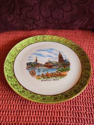 Slike i ramovi: Tanjir nov za zid,vintaz Frankfurt. Porcelanski nov tanjir za — 7