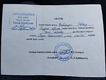 Həyət evləri və villalar: Türkan qəs. 2 otaqlı, 7 kv. m, Kredit yoxdur, Orta təmir — 6