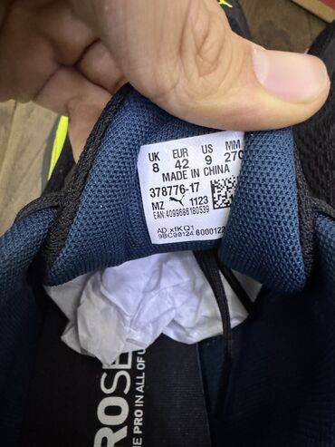 Кроссовки и спортивная обувь: Мужские кроссовки, 42, Puma, Новый, цвет - Черный, Самовывоз — 6