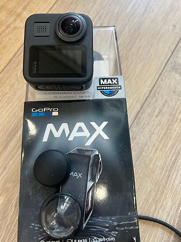 Видеокамеры: Го про Макс Go pro Max 360 С двумя батареями, палка от Godis, и все — 2