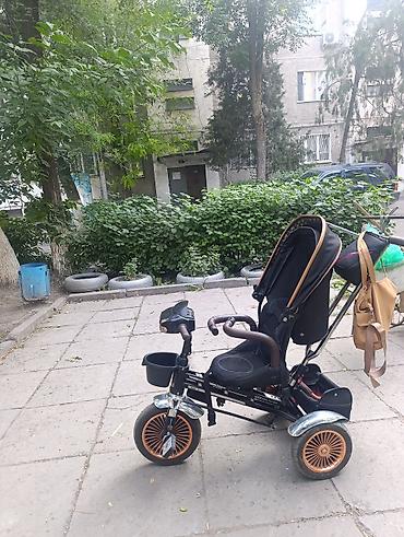 велик калеска: Детский трехколесный велосипед‑коляска (трансформер) с родительской — 4