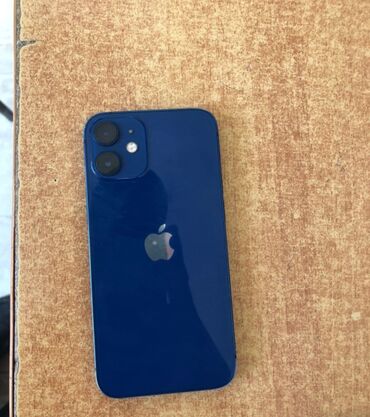 Apple iPhone: IPhone 12 mini, 128 GB, Mavi, Simsiz şarj, Face ID, Sənədlərlə