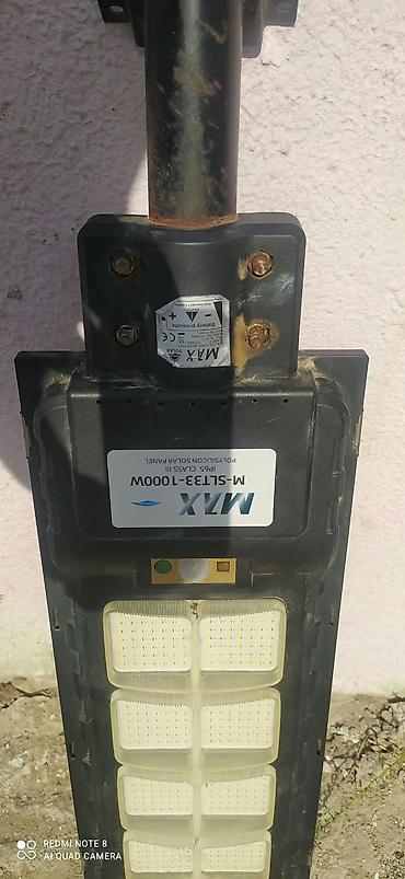 led isq: Məhsul: Günəş enerjili küçə/hasar lampası – MTX M-SLT33-1000W — 2