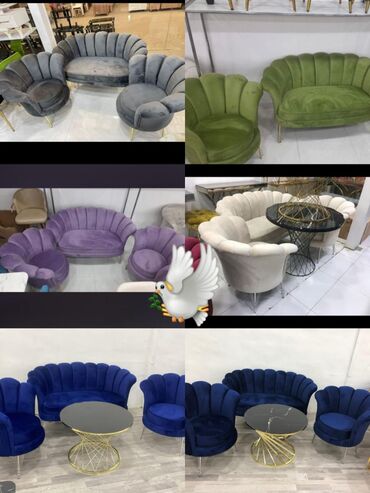 Divan və kreslo dəstləri: Yeni, Mini-divan, 2 kreslo