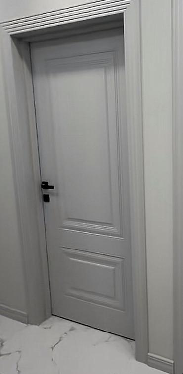 İç qapı – klassik dizayn, açıq boz rəng - Material: MDF/taxta əsaslı lalafo.az -da İç qapı – klassik dizayn, açıq boz rəng - Material: MDF/taxta əsaslı