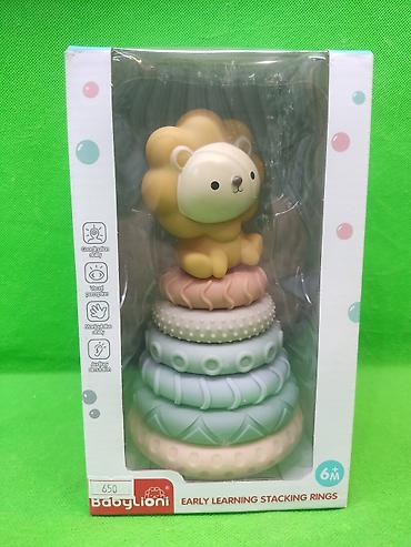 children: Развивающая пирамидка BabyLioni “Early Learning Stacking Rings” (6m+) — 4