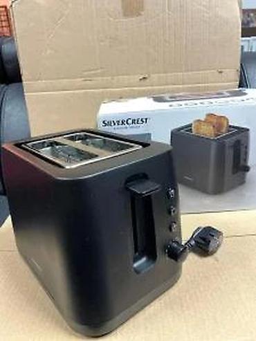 Tosteri: SilverCrest toster za hleb – crni, 870 W - Dve široke slot-otvore za — 20