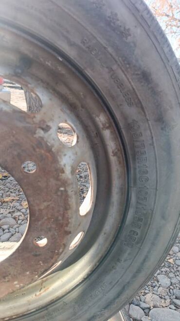 шины r14c: Дөңгөлөктөр монтажда 195 / 75 / R 16, Жуп, Жеңил коммерциялык транспорт (C/LT), Темир