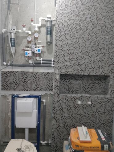 Plitə işləri: Keramik və kafel işləri – peşəkar hizalama və döşəmə/ divar tətbiqi - — 12