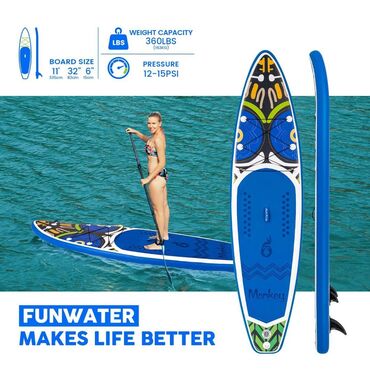 гантели для фитнеса для начинающих: Сап-борд Funwater Monkey - хороший выбор для тех райдеров, которые