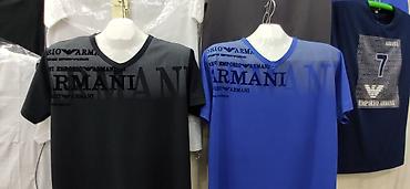 Футболки: Мужская футболка, 2XL, 3XL, 5XL, Armani, Новый, цвет - Белый, Самовывоз, Платная доставка — 11