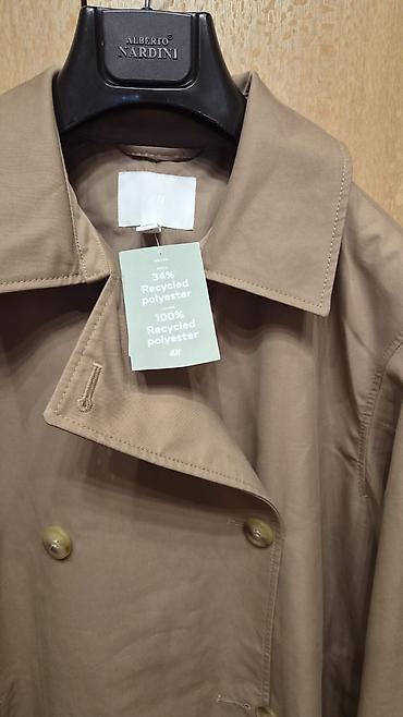 Плащи: Плащ, H&M, M, цвет - Бежевый — 3