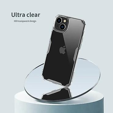 Maske i futrole za telefone: Transparentna maska Nillkin Nature Pro dizajnirana za iPhone 15 Plus — 5