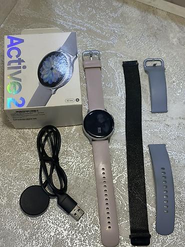 смарт кольцо: Samsung Galaxy Watch Active2, размер 40 мм. Комплектация: - умные — 1