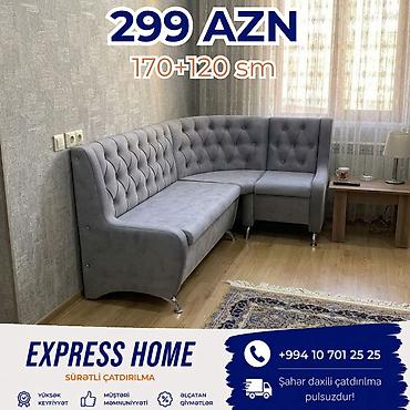 диван угловой: Yeni, Künc divan, Divan, Bazalı, Açılan — 1