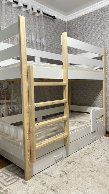 Двухъярусные детские кровати: Двуярусные кровати Качество до120кг выдерживают На заказ 3-4 дня — 15