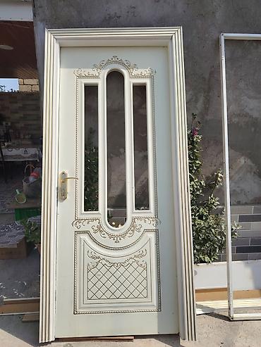 mdf qapi: Yataq otağı üçün İşlənmiş Otaq qapısı 80x200 sm Zamok ilə, Ünvandan götürmə — 1