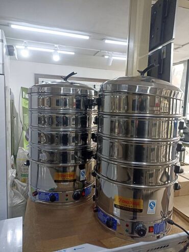 Кастрюли: Мантыварка - пароварка промышленная 4 яруса В наличии: 47см 52 см — 16